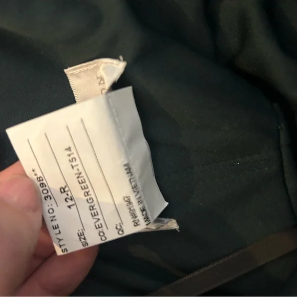 Dark Green Chiffon Maxi Dress Size 12 NWT Long Sleeve Formal Evening - Picture 6 of 9